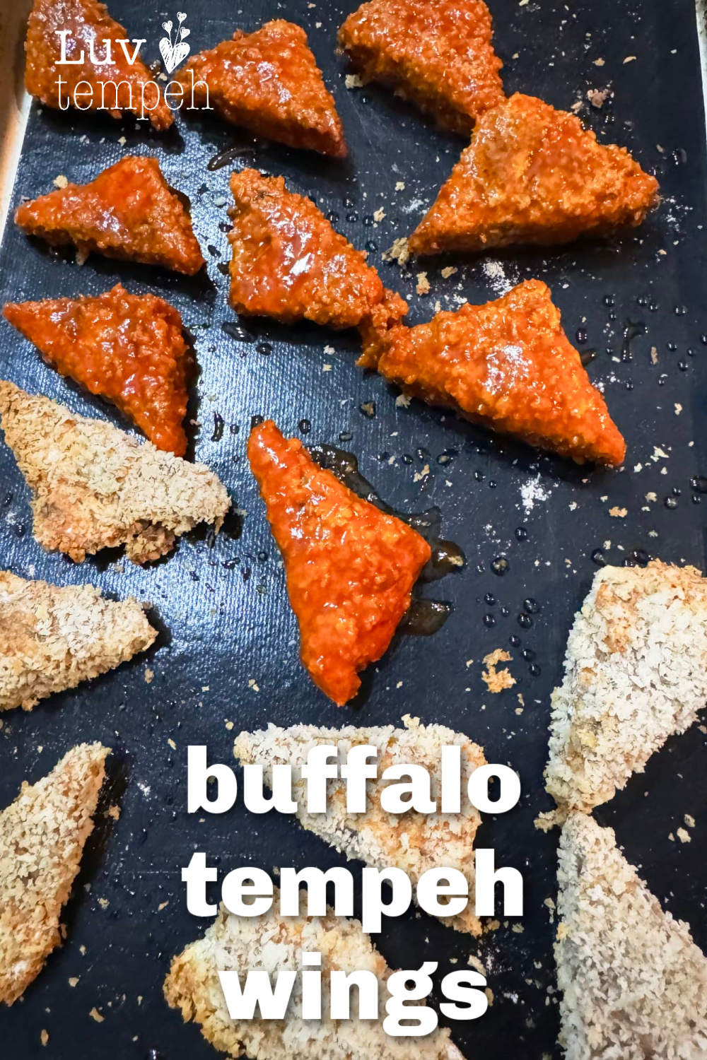 Buffalo Tempeh Wings